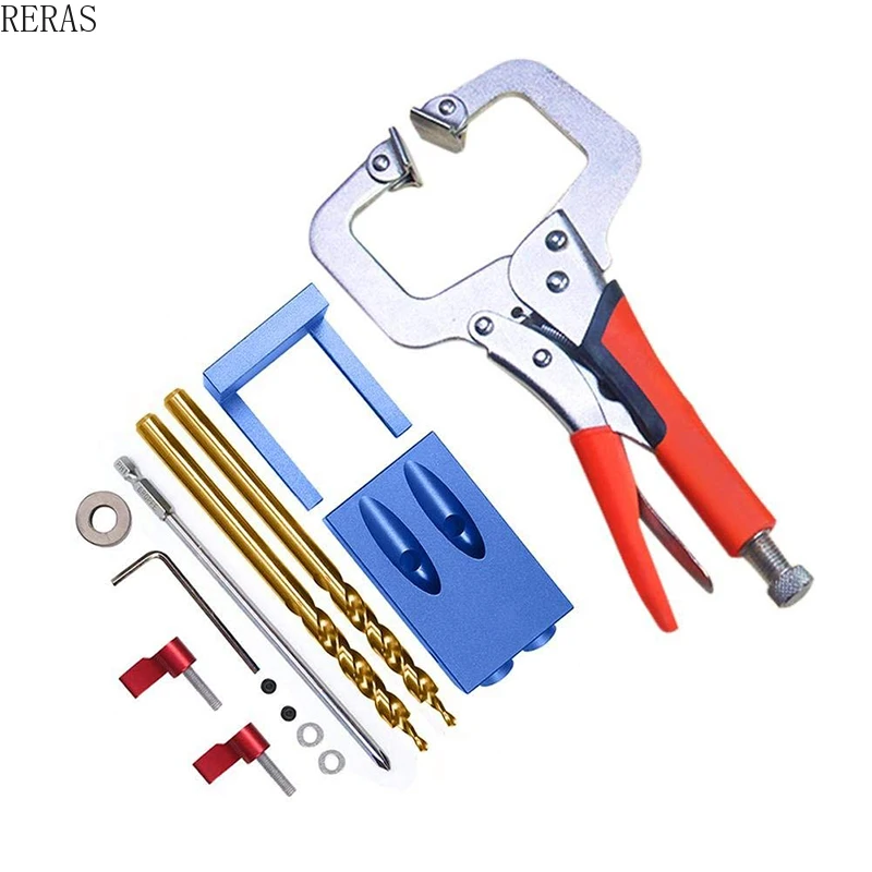 Wood Drill Bit Mini Kreg Pocket Hole Fixing Kit System for Wood Processing and Joinery Step Drills and Metal Fittings
Wood Drill Bit Mini Kreg Pocket Hole Fixing Kit System for Wood Processing and Joinery Step Drills and Metal Fittings