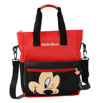 

Ainyfu Kids Crossbody Bag Cute Large Capacity Female Shoudler Bag Canvas Messenger Bag Children's Mickey Minnie Travel Bag C40