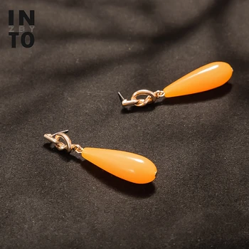 Into Gold Color Geometric Long Dangle Earrings Orange Acrylic Water Drop Earrings For Women Fashion Jewelry 2020 Femme ZA
Into Gold Color Geometric Long Dangle Earrings Orange Acrylic Water Drop Earrings For Women Fashion Jewelry 2020 Femme ZA