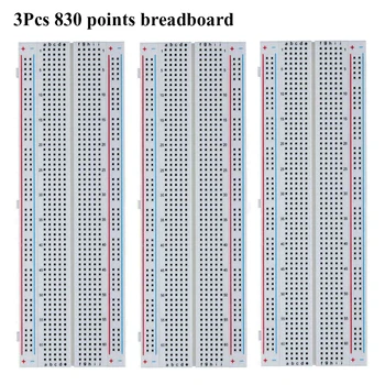 3Pcs MB-102 Breadboard 830 Point Solderless Breadboards for Raspberry Pi 4 3 for Orange Pi
3Pcs MB-102 Breadboard 830 Point Solderless Breadboards for Raspberry Pi 4 3 for Orange Pi