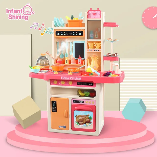 Infant Shining Children Kitchen Toy 100CM/39IN Height Large Toy >3 Years Multifunctional Simulation Kitchen Toy Boys And Girls
Infant Shining Children Kitchen Toy 100CM/39IN Height Large Toy >3 Years Multifunctional Simulation Kitchen Toy Boys And Girls