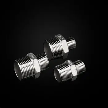 1/2" to 1" BSP Male Thread Equal Pipe Fitting 304 Stainless Steel Hose Straight Connector for Water Gas Oil Tube
1/2" to 1" BSP Male Thread Equal Pipe Fitting 304 Stainless Steel Hose Straight Connector for Water Gas Oil Tube