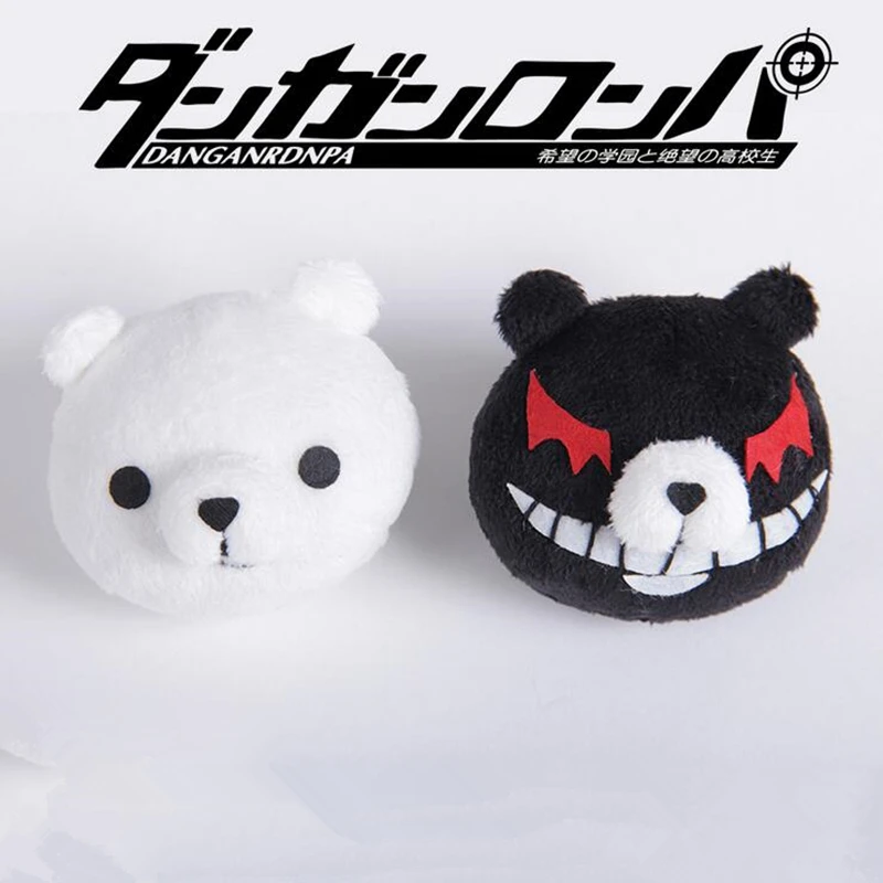 Аниме Dangan Ronpa Danganronpa заколка для волос Дзюнко Эносима моно Кума Белый Черный