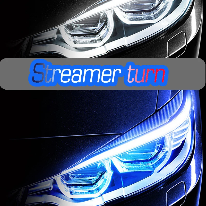 2pcs 60CM Waterproof Flexible Universal Car LED DRL Daytime Running Light Flow Runs Headlight LED Turn Signal Light
2pcs 60CM Waterproof Flexible Universal Car LED DRL Daytime Running Light Flow Runs Headlight LED Turn Signal Light