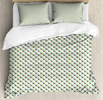 Geometric Duvet Cover Set Memphis Art Abstract Pattern with Squares 3 Piece Bedding Set Seafoam Baby Pink Charcoal Grey Pale
Geometric Duvet Cover Set Memphis Art Abstract Pattern with Squares 3 Piece Bedding Set Seafoam Baby Pink Charcoal Grey Pale