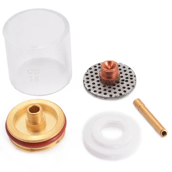 5Pcs Tig Welding Torch Cup Champagne Stubby Cup Gas Collet Nozzle Kit for Wp-9/20/25 3/32 Inch 2.4 Mm
5Pcs Tig Welding Torch Cup Champagne Stubby Cup Gas Collet Nozzle Kit for Wp-9/20/25 3/32 Inch 2.4 Mm