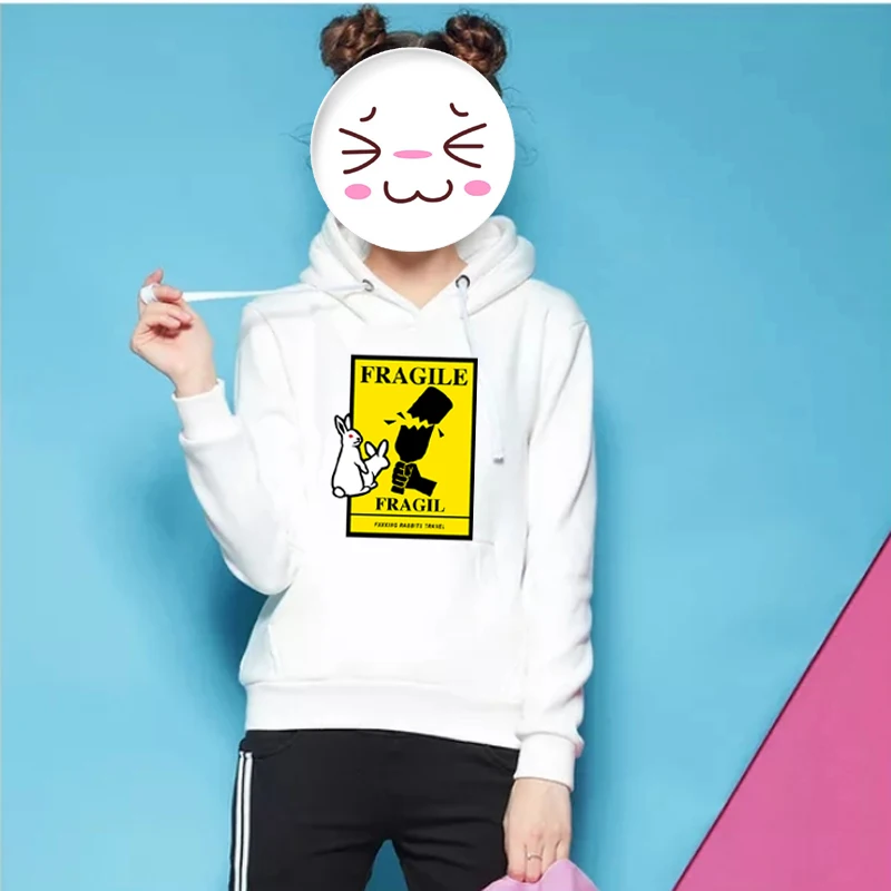 Japan ins trend rogue rabbit pattern Winter 2020 anime print women's Hoodie lovers plus-size fun fashion sweatshirts kawaii Tops
Japan ins trend rogue rabbit pattern Winter 2020 anime print women's Hoodie lovers plus-size fun fashion sweatshirts kawaii Tops