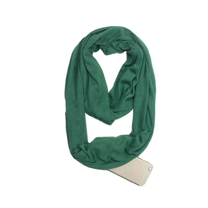 The Vault Infinity Scarf with Hidden Zip Pocket