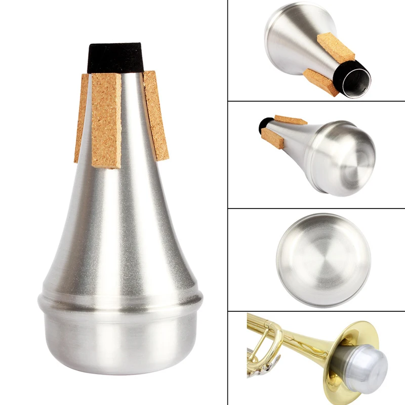 Trumpet Mute Aluminum Alloy Musical Instrument Accessories for Beginner Practice FK88
Trumpet Mute Aluminum Alloy Musical Instrument Accessories for Beginner Practice FK88