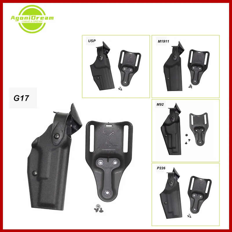Tactical SOFA 1911 / G17 / M92 / P226 / USP Without Light Waist Holster Gun With Accessories Hunting Air Rifle Holster
Tactical SOFA 1911 / G17 / M92 / P226 / USP Without Light Waist Holster Gun With Accessories Hunting Air Rifle Holster