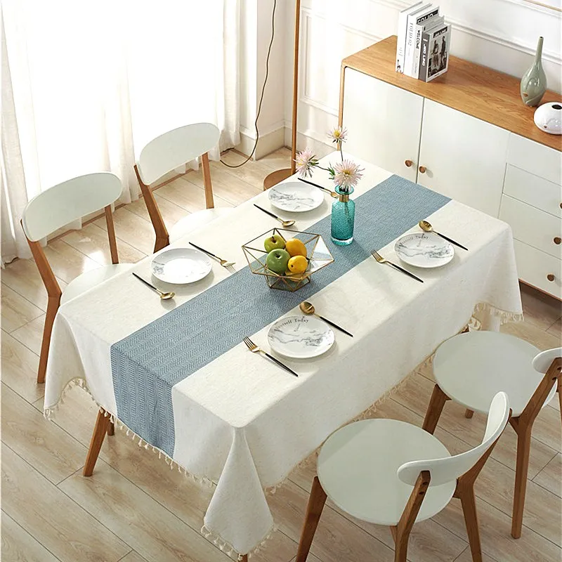 Waterproof polyester linen color matching decorative tablecloth thickened rectangular coffee table tablecloth table mat
Waterproof polyester linen color matching decorative tablecloth thickened rectangular coffee table tablecloth table mat