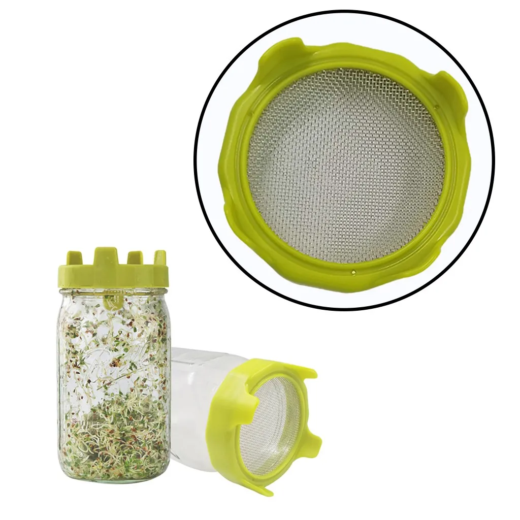 Seed Sprouter Germination Cover Kit Sprouting Filter Mason Can Lid Sprouting Net Cover Bean Sprouts Filter Gardening Supplies
Seed Sprouter Germination Cover Kit Sprouting Filter Mason Can Lid Sprouting Net Cover Bean Sprouts Filter Gardening Supplies