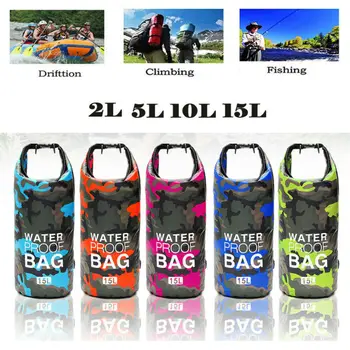 

Heavey-Duty Water Proof Dry Bag Sack for Swimming/Camping/Fishing/Boating 15L