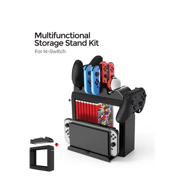 Charging Dock for NSwitch Pro Controller/Joy-Con Multifunctional Station Stand Kit for NSwitch Console with USB Type-C Cable AC
Charging Dock for NSwitch Pro Controller/Joy-Con Multifunctional Station Stand Kit for NSwitch Console with USB Type-C Cable AC