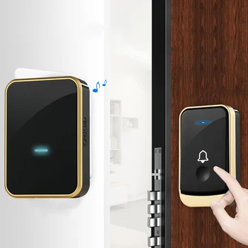 Waterproof Wireless Doorbell 300M Remote Smart Door Bell for Home Security Wireless Doorbell With Music EU UK US Plug
Waterproof Wireless Doorbell 300M Remote Smart Door Bell for Home Security Wireless Doorbell With Music EU UK US Plug