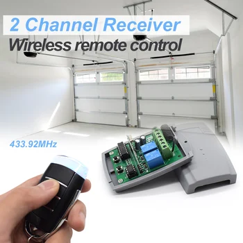 2 channel Remote Control rolling code garage door Receiver & 433.92MHz 1527 Handheld Transmitter for fixed rolling code remotes
2 channel Remote Control rolling code garage door Receiver & 433.92MHz 1527 Handheld Transmitter for fixed rolling code remotes