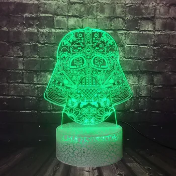 Star Wars Darth Vader Knight Cartoon Kid 3D Lamp LED Mood 7 Color Change Night Light Christmas toy for Boy Friend Toy Luminaria 
Star Wars Darth Vader Knight Cartoon Kid 3D Lamp LED Mood 7 Color Change Night Light Christmas toy for Boy Friend Toy Luminaria