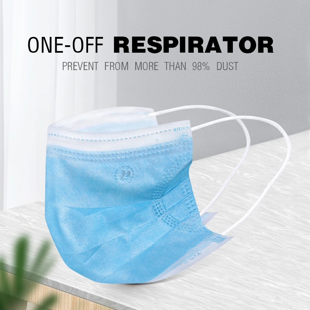 50 PCS Mouth Masks Non woven Disposable Earloop Face Mask Filters Bacteria Breathable Beauty Medical face mask medical masks
50 PCS Mouth Masks Non woven Disposable Earloop Face Mask Filters Bacteria Breathable Beauty Medical face mask medical masks