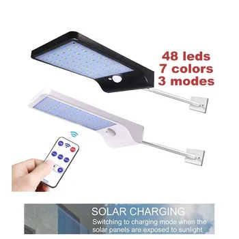 Aluminum pole 48/36 LED Solar powered PIR Motion Sensor Light lamp Garden Outdoor Pathway Sense Street Path Yard Waterproof Wall 
Aluminum pole 48/36 LED Solar powered PIR Motion Sensor Light lamp Garden Outdoor Pathway Sense Street Path Yard Waterproof Wall