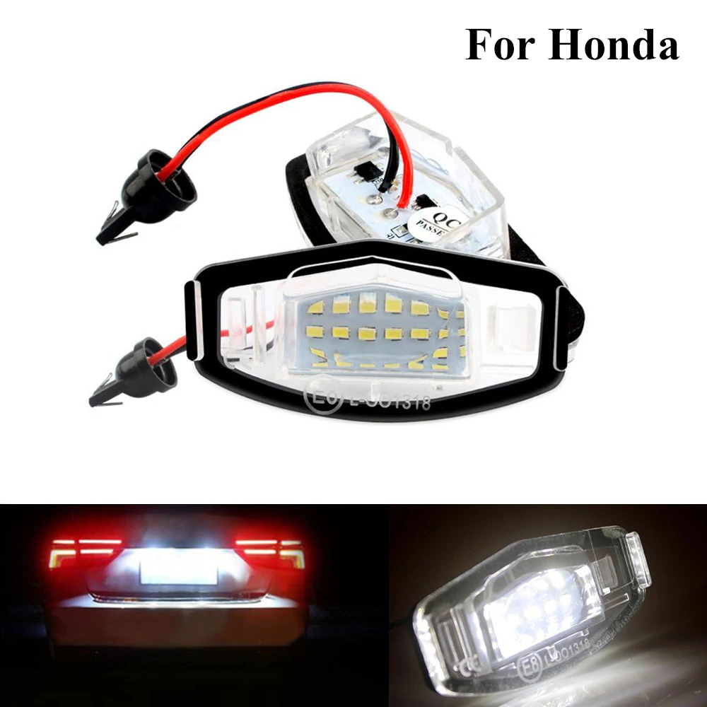 2 pcs Bright White 18 LED License Plate Light Number Plate Lamp Car Accessories 12V for Honda Civic City Legend Accord
2 pcs Bright White 18 LED License Plate Light Number Plate Lamp Car Accessories 12V for Honda Civic City Legend Accord