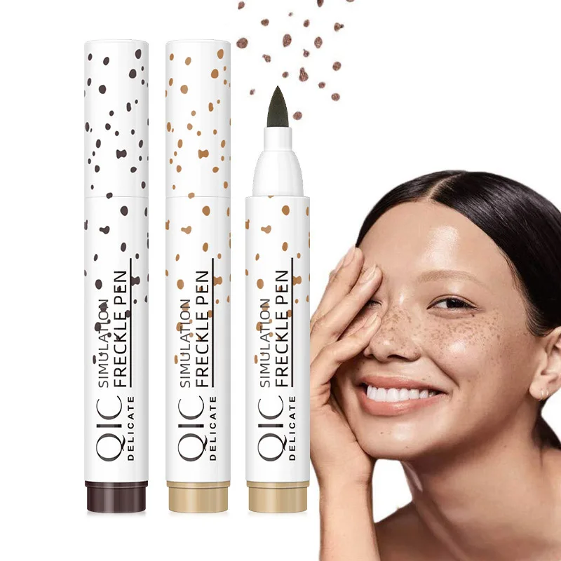 Free shipping Make-up simulation freckles pen color water-proof, easy to color, no makeup, face makeup, freckles pen 
Free shipping Make-up simulation freckles pen color water-proof, easy to color, no makeup, face makeup, freckles pen