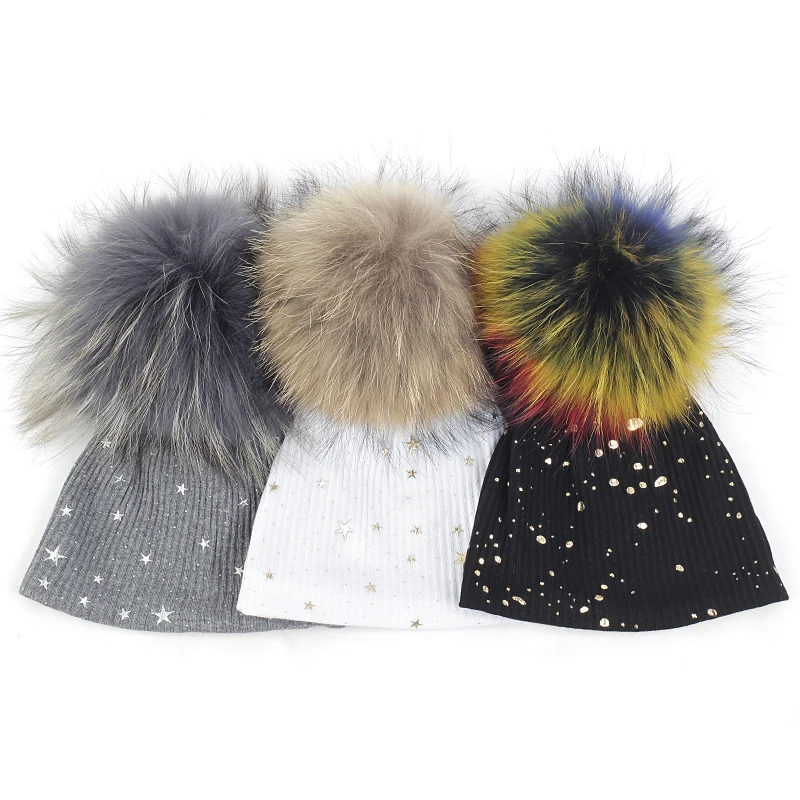 Newborn Warm Gold Splatter Paint Beanies With Pom Pom Star Print Ribbed Hats For Infant Toddler 15cm Real Fur Pompom
Newborn Warm Gold Splatter Paint Beanies With Pom Pom Star Print Ribbed Hats For Infant Toddler 15cm Real Fur Pompom