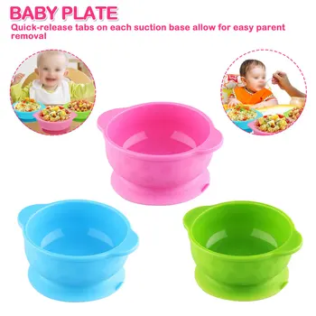 1 Pcs Baby Food Storage Silicone Dinnerware Kids Child Suction Bowl Eco-friendly Children Training Feeding Dishes
1 Pcs Baby Food Storage Silicone Dinnerware Kids Child Suction Bowl Eco-friendly Children Training Feeding Dishes