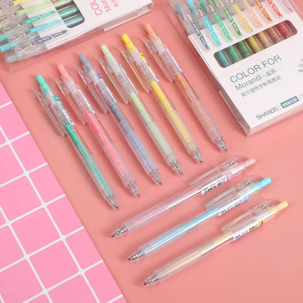 9pcs/pack Morandi Color Pen Set 0.5mm Colored Sketch Drawing Pen Fine Point Marker Perfect for Bullet Journal pen Note Taking
9pcs/pack Morandi Color Pen Set 0.5mm Colored Sketch Drawing Pen Fine Point Marker Perfect for Bullet Journal pen Note Taking