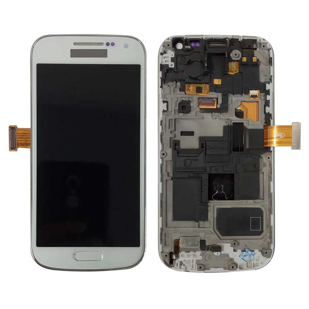 ЖК-дисплей Amoled для Samsung Galaxy S4 mini I9195 GT i9192 i9190 с сенсорным экраном и дигитайзером в