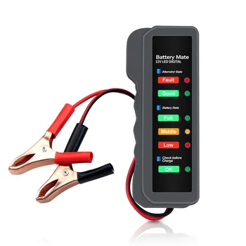 Car Battery Tester BM310 Mini 12V Digital Auto Checker Alternator 6 LED Display Motorcycle Diagnostic Tool Automotive Scanner
Car Battery Tester BM310 Mini 12V Digital Auto Checker Alternator 6 LED Display Motorcycle Diagnostic Tool Automotive Scanner