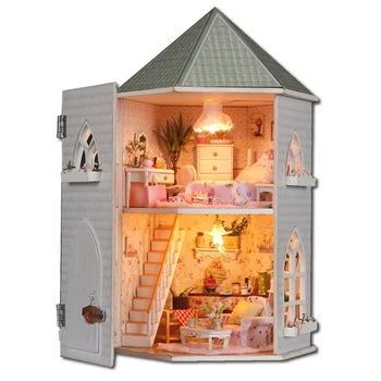 Gifts DIY Doll Houses Wooden Doll House Unisex 3D Dollhouse Furniture Toy Doll House Miniature Furniture Crafts 13816
Gifts DIY Doll Houses Wooden Doll House Unisex 3D Dollhouse Furniture Toy Doll House Miniature Furniture Crafts 13816