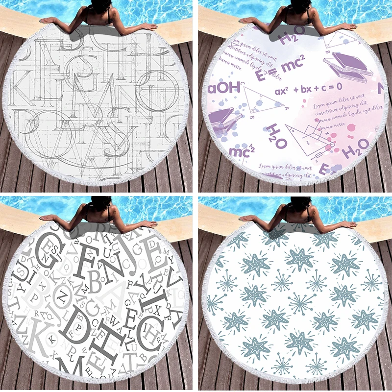 1 Piece Alphabet Pattern Math Formula Printing Beach Towel Microfiber Digital Pool Beach Towel Toalla Blanket Shower Beach Towel
1 Piece Alphabet Pattern Math Formula Printing Beach Towel Microfiber Digital Pool Beach Towel Toalla Blanket Shower Beach Towel