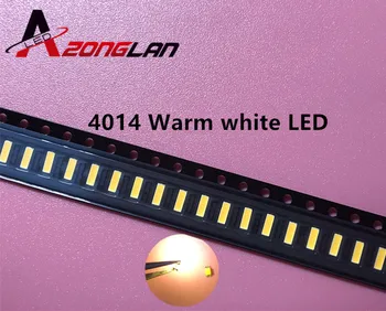 200pcs/lot 0.2W SMD 4014 LED Lamp Bead13-26lm Warm white SMD LED 2800K Beads LED Chip 3.0-3.4V Free shipping
200pcs/lot 0.2W SMD 4014 LED Lamp Bead13-26lm Warm white SMD LED 2800K Beads LED Chip 3.0-3.4V Free shipping