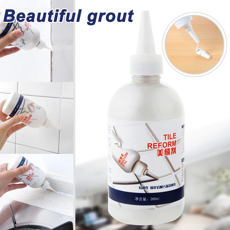 Tile Repair Agent Wall Sealant Floor Waterproof Anti-Mildew moldproof Brick Tool 280ml for Home sink washbasin bathtub RT99
Tile Repair Agent Wall Sealant Floor Waterproof Anti-Mildew moldproof Brick Tool 280ml for Home sink washbasin bathtub RT99