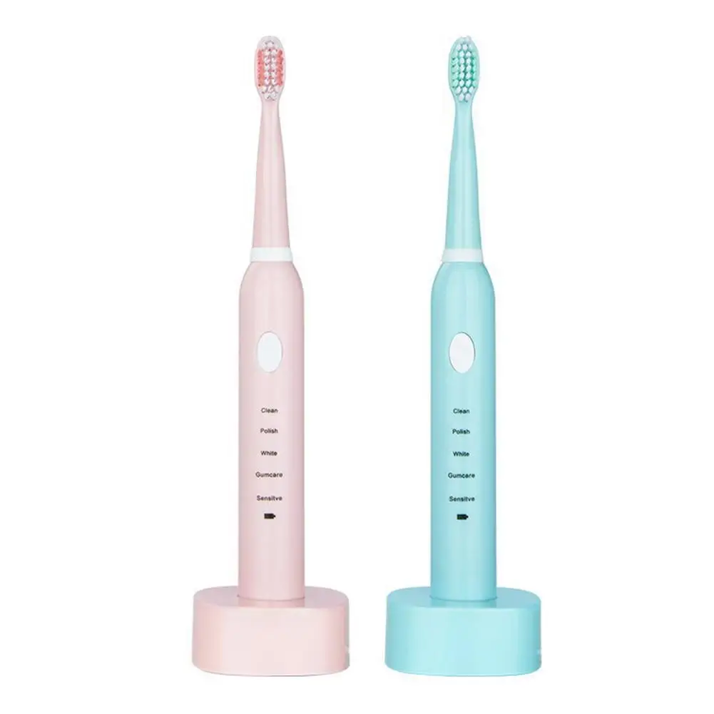 Lovers Style Smart Electric Toothbrush USB Rechargeable Sonic Vibration Soft Bristle Tooth Cleaning Brush
Lovers Style Smart Electric Toothbrush USB Rechargeable Sonic Vibration Soft Bristle Tooth Cleaning Brush