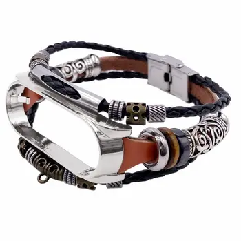 Retro National style Leather Watch Band Metal Buckle Wrist Strap for XIAOMI Band 4/3 Bracelet
Retro National style Leather Watch Band Metal Buckle Wrist Strap for XIAOMI Band 4/3 Bracelet
