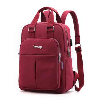 High Quality Solid Ladies Backpacks Large Capacity Multi-pocket Women Backpack Fashion Brand School Bag For Teeanger Girls 2020
High Quality Solid Ladies Backpacks Large Capacity Multi-pocket Women Backpack Fashion Brand School Bag For Teeanger Girls 2020