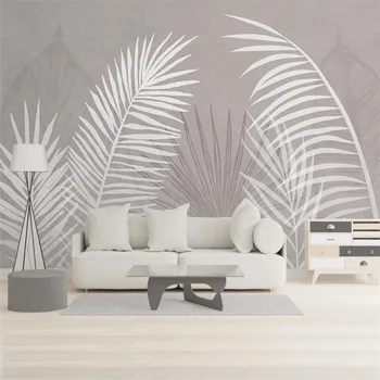 Large 3D wallpaper mural custom Nordic hand painted tropical leaves TV sofa background wall
Large 3D wallpaper mural custom Nordic hand painted tropical leaves TV sofa background wall