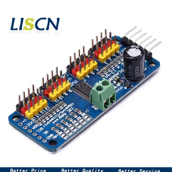 16 Channel 12-bit PWM/Servo Driver-I2C interface PCA9685 module Raspberry pi shield module servo shield
16 Channel 12-bit PWM/Servo Driver-I2C interface PCA9685 module Raspberry pi shield module servo shield