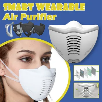 PM2.5 Replaceable Filter Intelligent Electric Anti-haze Respirator Sports Leisurely Fashion Prevent Droplets Face Mask Washable
PM2.5 Replaceable Filter Intelligent Electric Anti-haze Respirator Sports Leisurely Fashion Prevent Droplets Face Mask Washable
