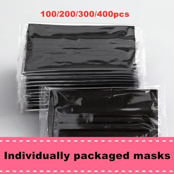 Independent Packaging Disposable Face Masks 3-layer Black Pink Dust Masks Individually Packaged mascarilla higienica adulto
Independent Packaging Disposable Face Masks 3-layer Black Pink Dust Masks Individually Packaged mascarilla higienica adulto