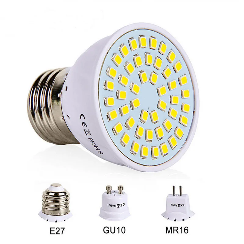 E27 LED Bulb GU10 LED Lamp 220V SMD 2835 MR16 Spotlight 48 60 80LEDs Warm White Cold White Lights for Home Decoration Ampoule
E27 LED Bulb GU10 LED Lamp 220V SMD 2835 MR16 Spotlight 48 60 80LEDs Warm White Cold White Lights for Home Decoration Ampoule