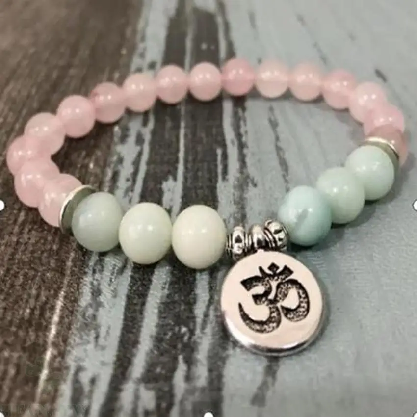 8mm pink crystal aquamarine bracelet Wrist 7.5inches Handmade Bless Mala Men Monk Sutra Pray Cuff Healing Spirituality
8mm pink crystal aquamarine bracelet Wrist 7.5inches Handmade Bless Mala Men Monk Sutra Pray Cuff Healing Spirituality