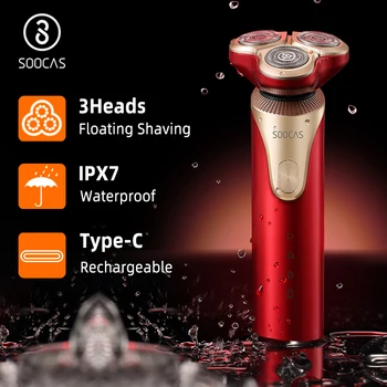 SOOCAS S3 Electric Razor Shaver 3D Trimmer Beard Type-C Rechargeable Shaving Machines Trims Electric Shaver Men For Xiaomi Mijia
SOOCAS S3 Electric Razor Shaver 3D Trimmer Beard Type-C Rechargeable Shaving Machines Trims Electric Shaver Men For Xiaomi Mijia