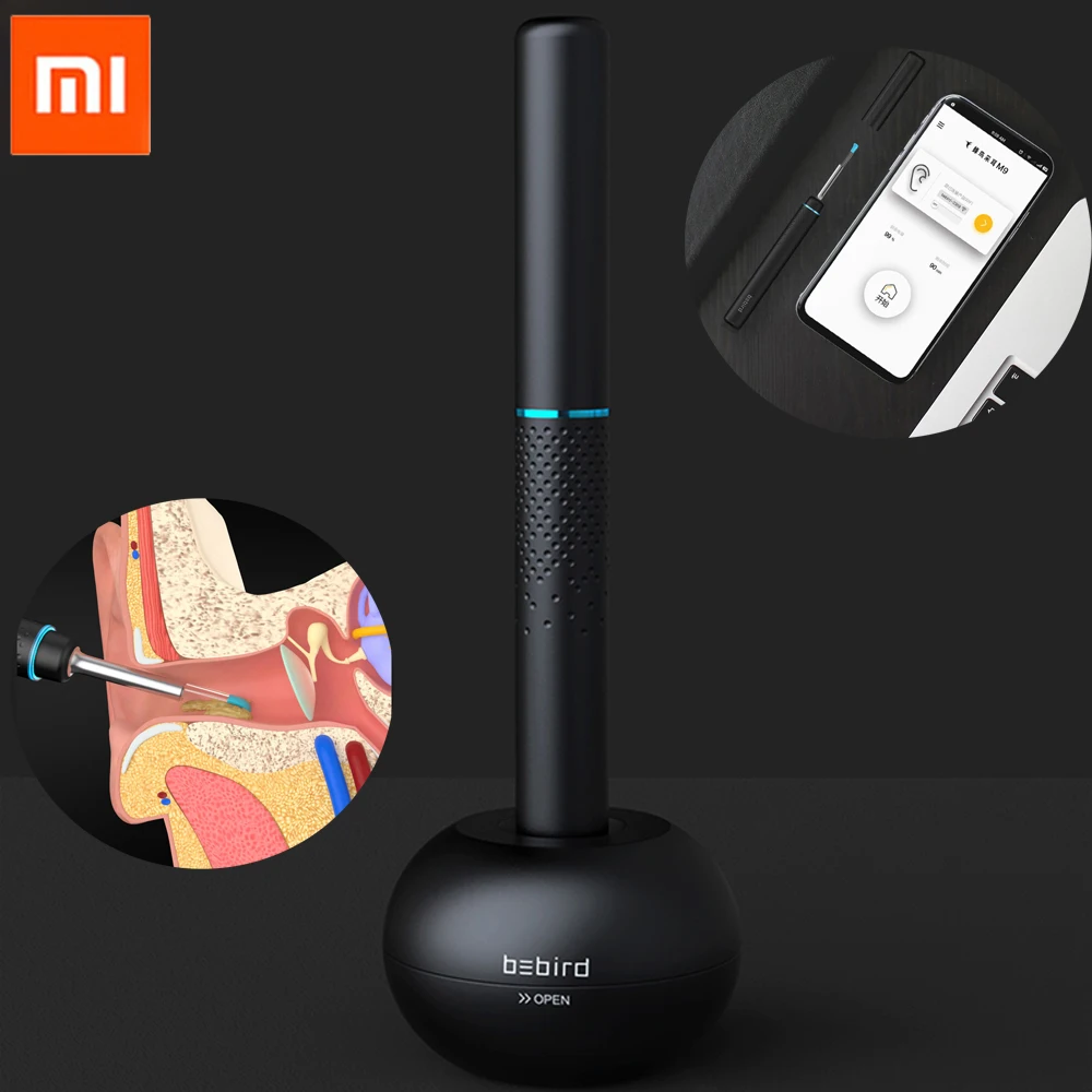 

Original Xiaomi bebird M9 Pro Smart Visual Ear Stick 17in1 300w High Precision Endoscope 350mAh with Magnetically Charged Base