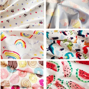 Dinosaur watermelon cartoon knit cotton fabrics Cartoon print Patchwork DIY baby clothes material Sewing summer T-shirt100X170cm
Dinosaur watermelon cartoon knit cotton fabrics Cartoon print Patchwork DIY baby clothes material Sewing summer T-shirt100X170cm