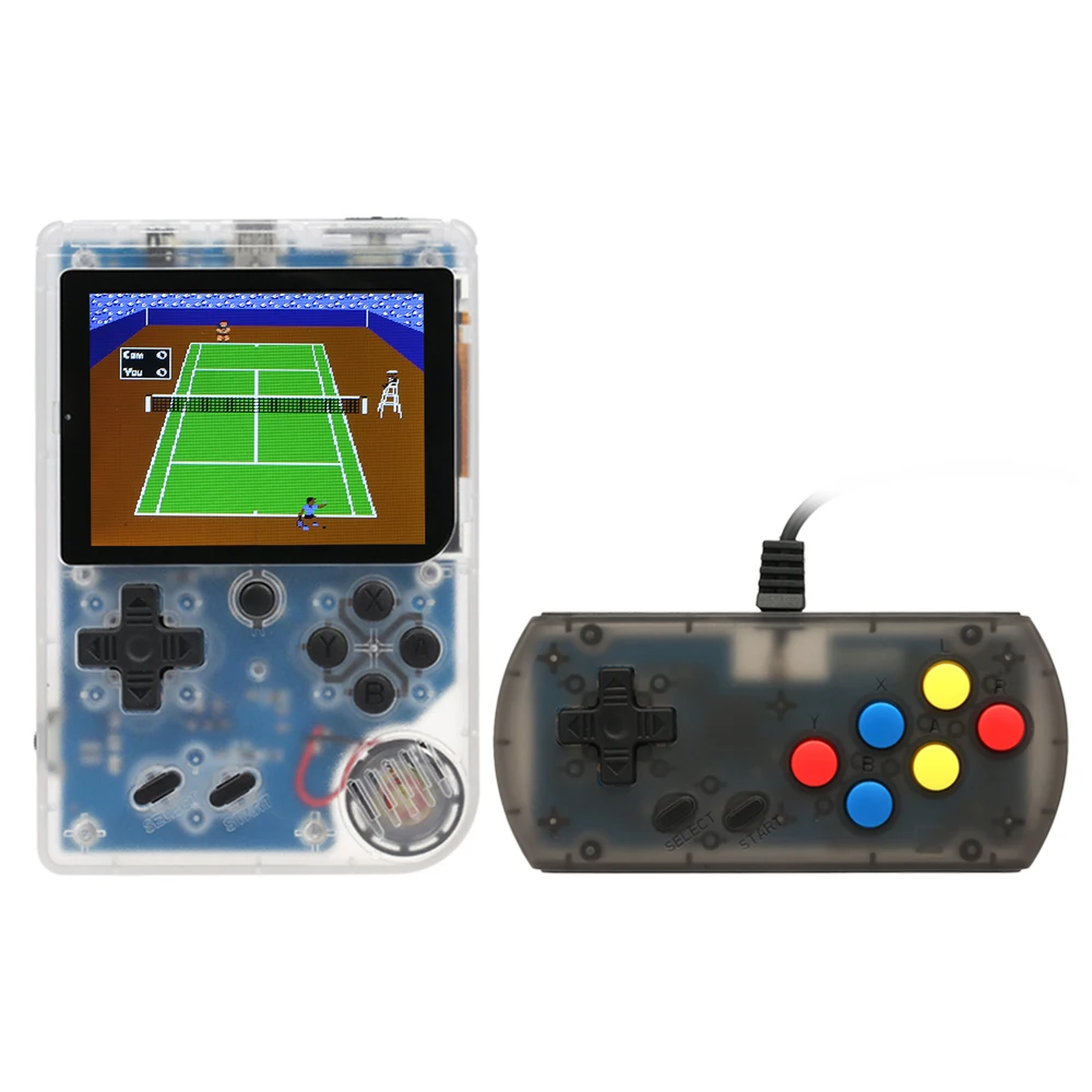 

Retro Handheld Game Console Portable Game Machine Built-in 168 Games With Wired Gamepad 3.0" Screen Game Player Gift for Child