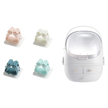 1x Clamshell 3 Drawer Dressing Table Rounded Makeup Holder Storage Box & 4 Pcs Wall Mop Hooks
1x Clamshell 3 Drawer Dressing Table Rounded Makeup Holder Storage Box & 4 Pcs Wall Mop Hooks