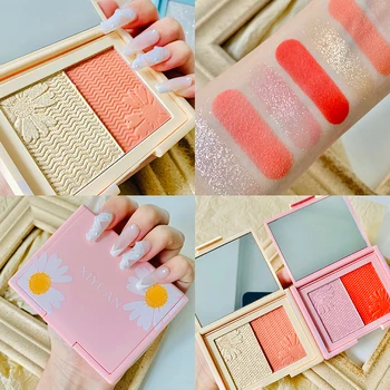 Two-tone Highlight Blush Palette 3D Brighten Easy To Color Long Lasting Face Makeup Smooth Texture Lightweight Eyeshadow TSLM1
Two-tone Highlight Blush Palette 3D Brighten Easy To Color Long Lasting Face Makeup Smooth Texture Lightweight Eyeshadow TSLM1