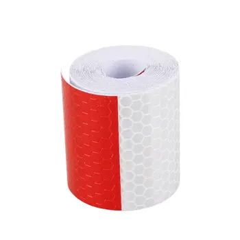 2 inch x 10ft 3 Meters Night Reflective Safety Warning white red Tape Strip Sticker 
2 inch x 10ft 3 Meters Night Reflective Safety Warning white red Tape Strip Sticker
